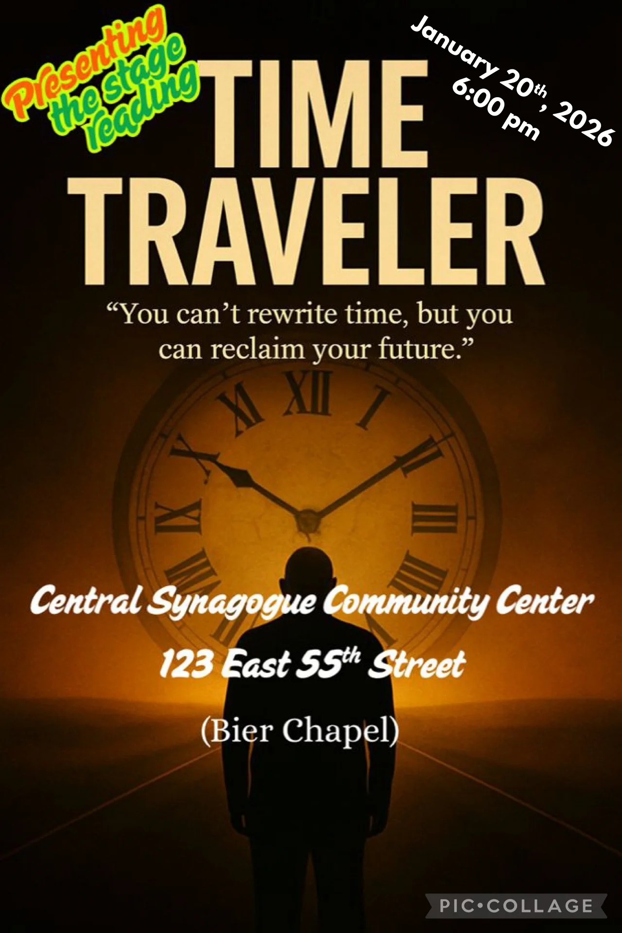 Time Traveler Stage Reading Event